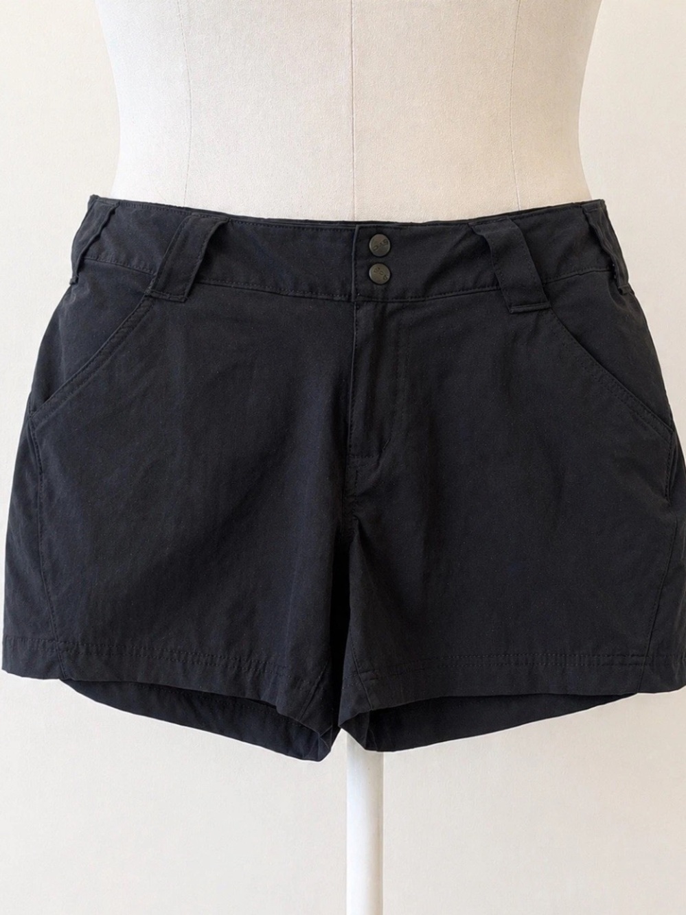 Columbia PFG Shorts Women’s Size 10 Black Lightweight Fishing Hiking Outdoor